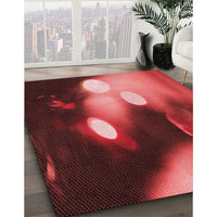 Patterned Red Rug, pat153rd