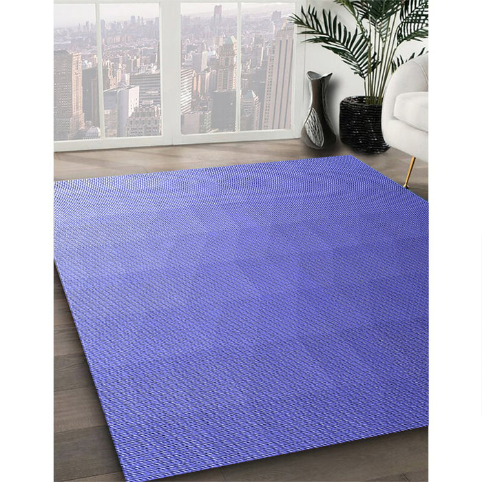 Machine Washable Transitional Purple Mimosa Purple Rug in a Family Room, wshpat1530blu