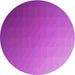 Square Patterned Fuchsia Magenta Purple Rug, pat1530pur