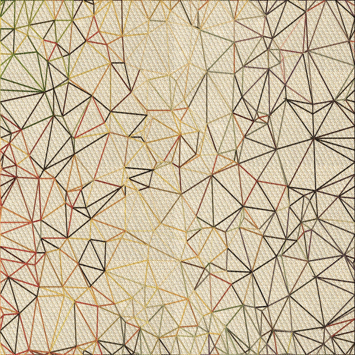 Round Machine Washable Transitional Vanilla Gold Rug, wshpat1531brn