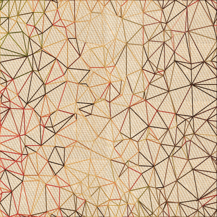 Round Patterned Bronze Brown Rug, pat1531org