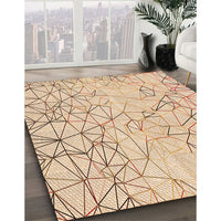 Patterned Bronze Brown Rug, pat1531org