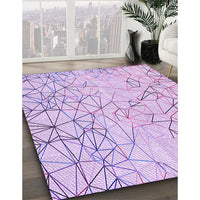 Patterned Purple Rug, pat1531pur