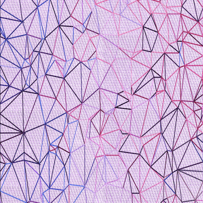 Machine Washable Transitional Purple Rug, wshpat1531pur