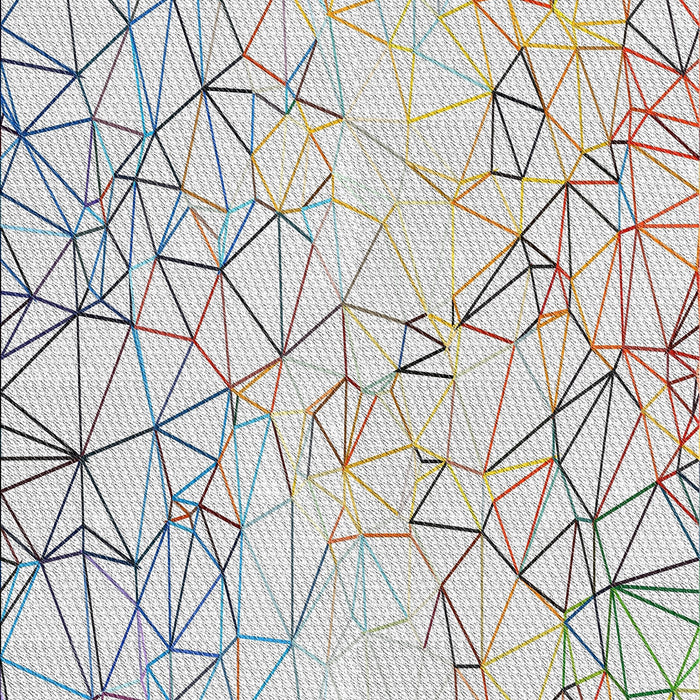 Patterned Pearl White Beige Novelty Rug, pat1531