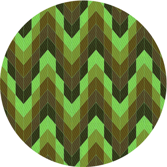Square Patterned Milk Chocolate Brown Rug, pat1532grn