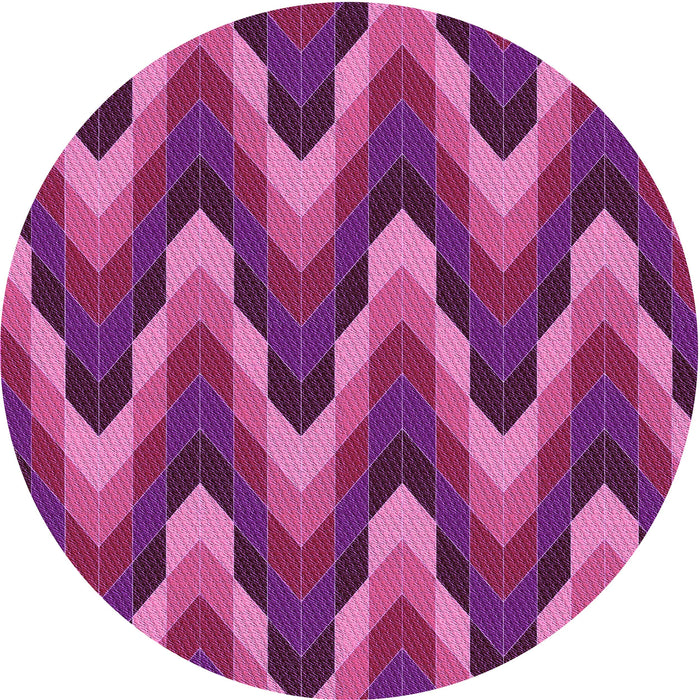 Square Machine Washable Transitional Medium Violet Red Pink Rug in a Living Room, wshpat1532pur