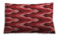 Patterned Rectangular Red Lumbar Throw Pillow, 13 inch by 19 inch, lbpat1532rd
