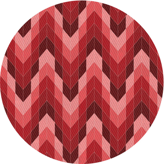 Square Patterned Red Rug, pat1532rd