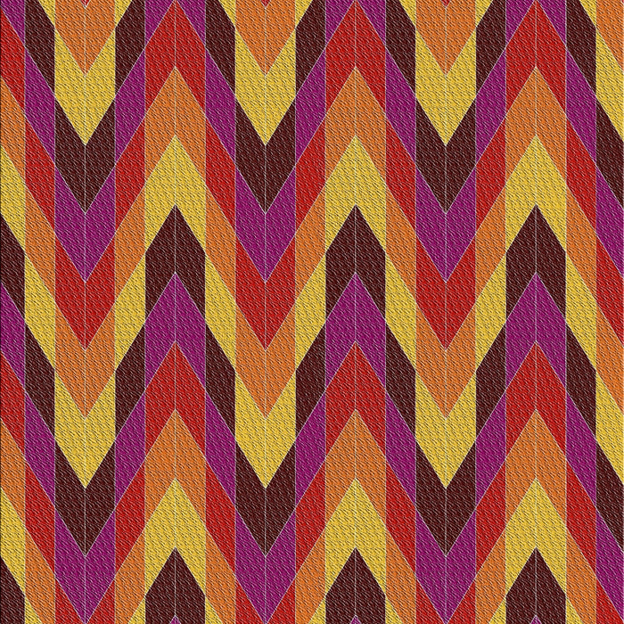 Patterned Orange Modern Rug, pat1532