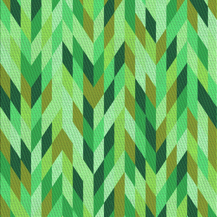 Machine Washable Transitional Emerald Green Rug, wshpat1533grn