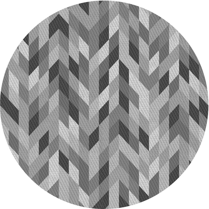 Square Patterned Cloud Gray Rug, pat1533gry