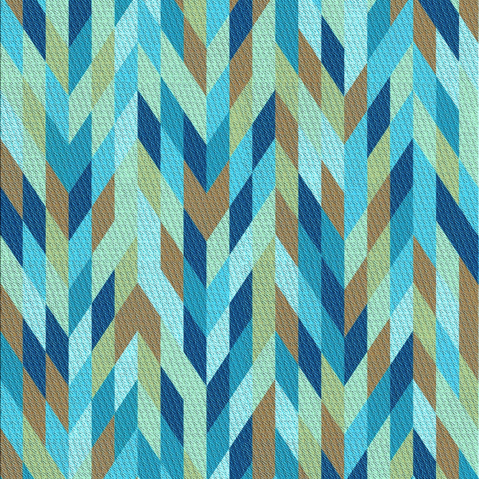 Machine Washable Transitional Green Rug, wshpat1533lblu