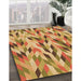 Machine Washable Transitional Orange Rug in a Family Room, wshpat1533org