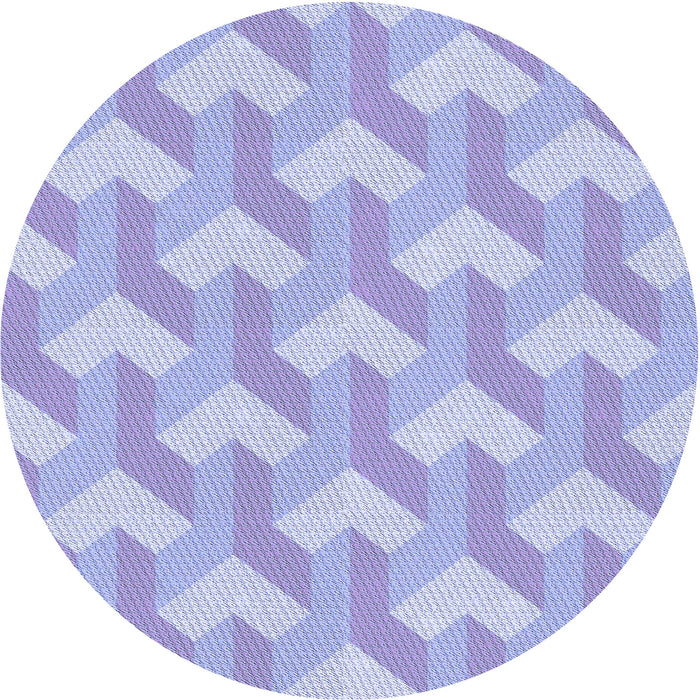 Square Patterned Purple Mimosa Purple Rug, pat1534blu