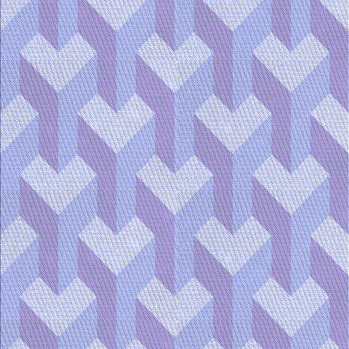 Machine Washable Transitional Purple Mimosa Purple Rug, wshpat1534blu