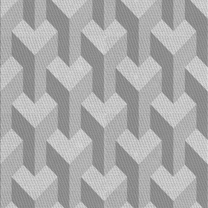 Machine Washable Transitional Platinum Silver Gray Rug, wshpat1534gry