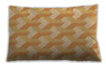 Patterned Rectangular Neon Orange Lumbar Throw Pillow, 13 inch by 19 inch, lbpat1534org