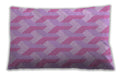 Patterned Rectangular Blossom Pink Lumbar Throw Pillow, 13 inch by 19 inch, lbpat1534pur