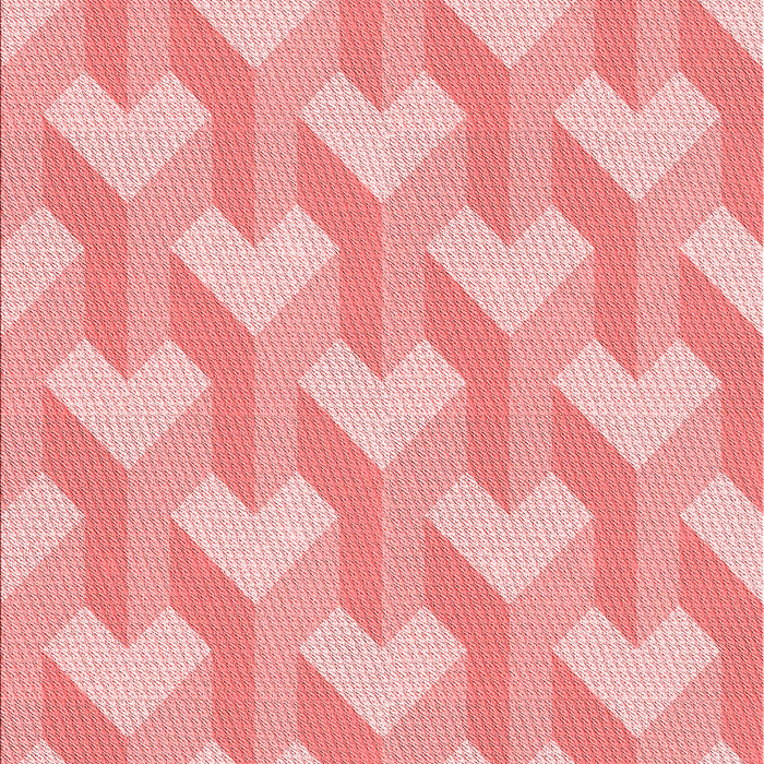 Machine Washable Transitional Pastel Pink Rug, wshpat1534rd