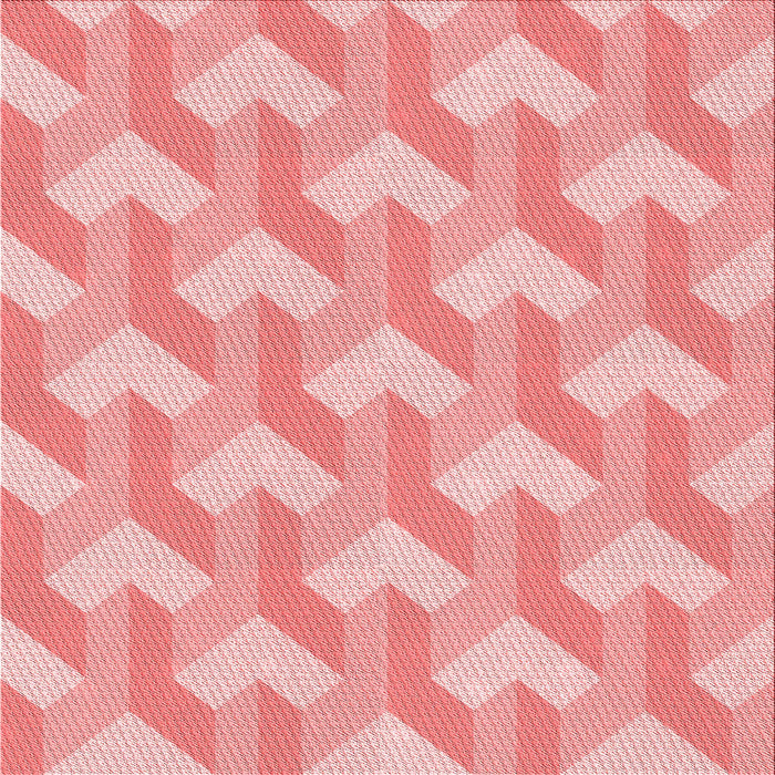 Round Patterned Pastel Pink Rug, pat1534rd