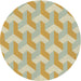 Square Machine Washable Transitional Khaki Gold Rug, wshpat1534