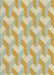 Patterned Khaki Gold Novelty Rug, pat1534