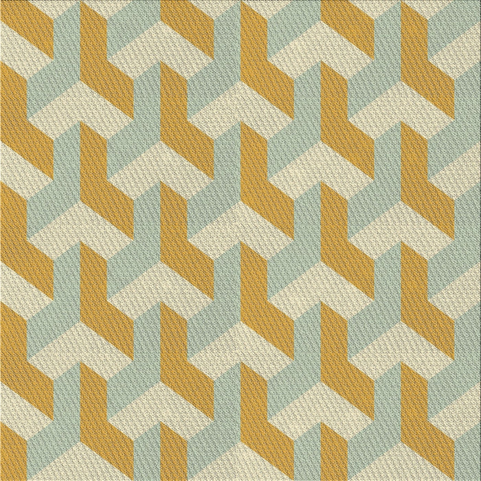 Sideview of Machine Washable Transitional Khaki Gold Rug, wshpat1534