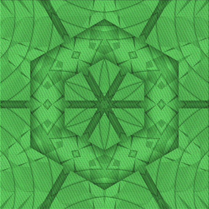Round Machine Washable Transitional Lime Green Rug, wshpat1535grn
