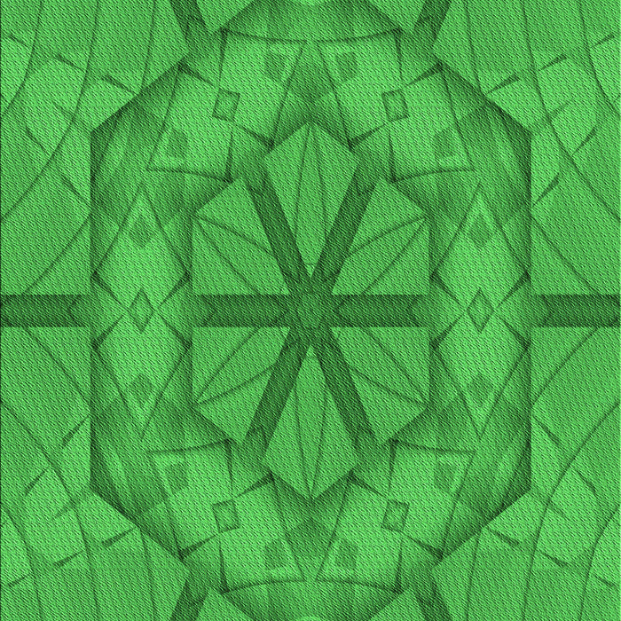 Patterned Lime Green Rug, pat1535grn