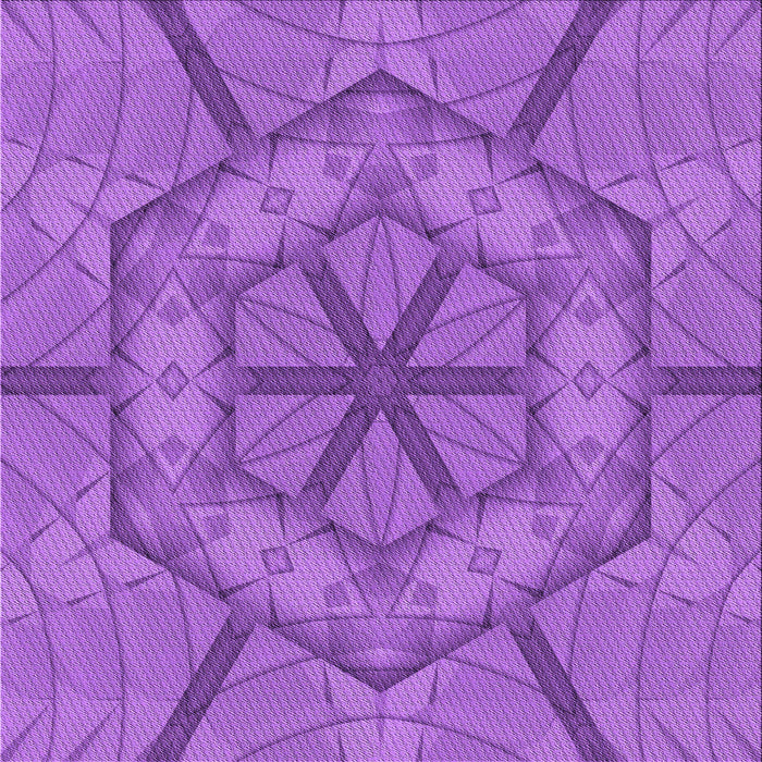 Round Patterned Purple Rug, pat1535pur