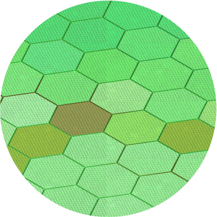 Square Machine Washable Transitional Neon Green Rug in a Living Room, wshpat1536grn