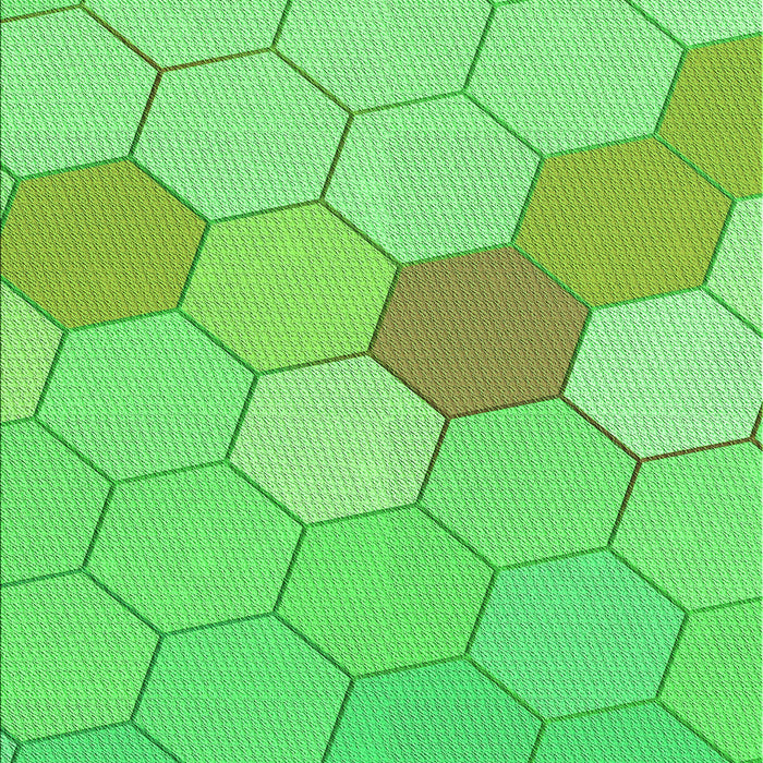 Machine Washable Transitional Neon Green Rug, wshpat1536grn