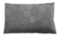 Patterned Rectangular Cloud Gray Lumbar Throw Pillow, 13 inch by 19 inch, lbpat1536gry