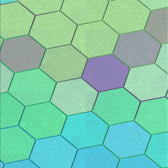 Patterned Mint Green Rug, pat1536lblu