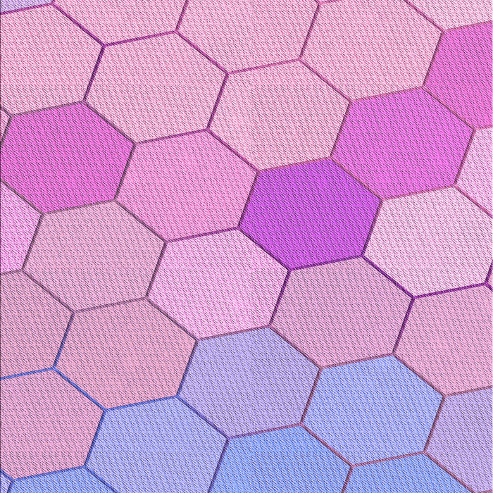 Machine Washable Transitional Orchid Purple Rug, wshpat1536pur