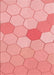 Patterned Pastel Pink Rug, pat1536rd