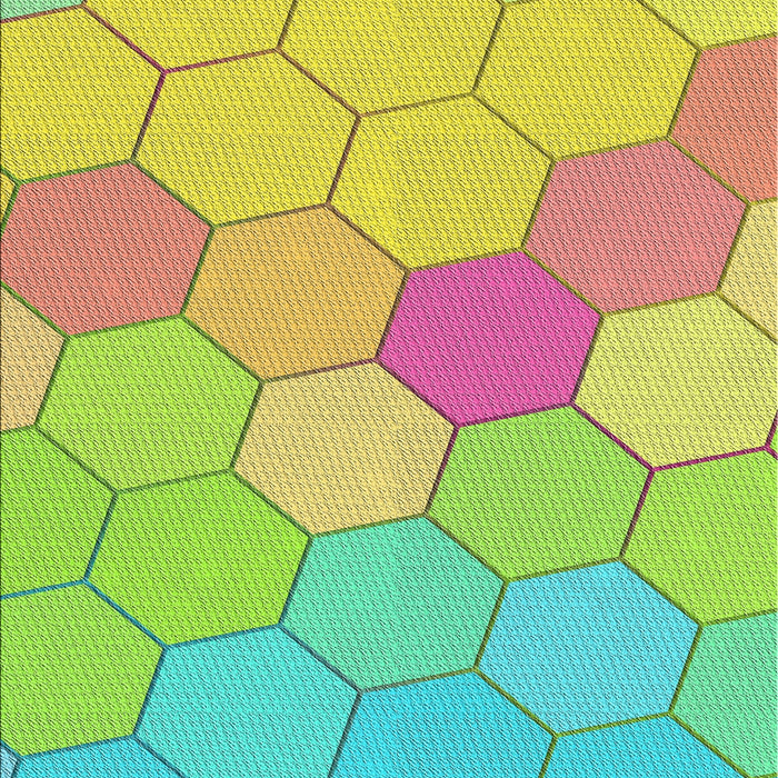 Patterned Copper Green Modern Rug, pat1536