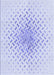 Patterned Lavender Blue Rug, pat1537blu