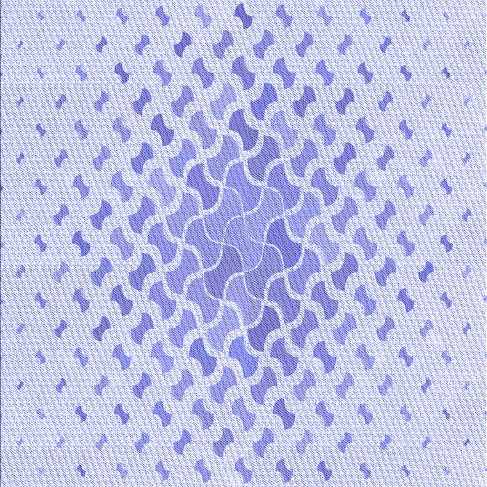 Patterned Lavender Blue Rug, pat1537blu