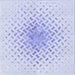 Round Patterned Lavender Blue Rug, pat1537blu