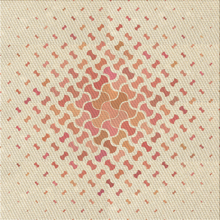 Round Machine Washable Transitional Brown Sand Brown Rug, wshpat1537brn