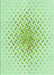 Patterned Mint Green Rug, pat1537grn