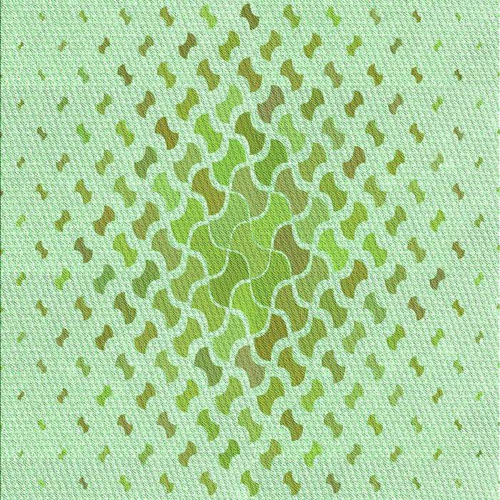 Machine Washable Transitional Mint Green Rug, wshpat1537grn