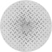 Square Patterned Platinum Gray Rug, pat1537gry