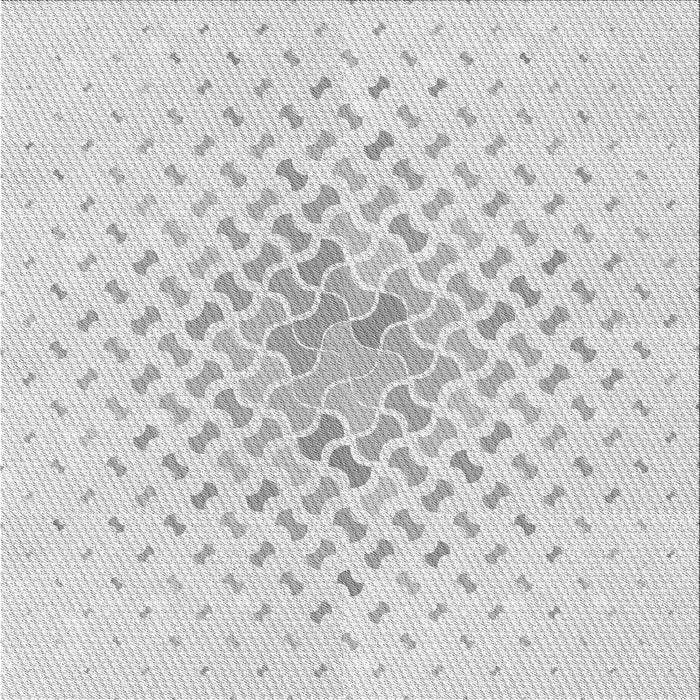 Round Machine Washable Transitional Platinum Gray Rug, wshpat1537gry