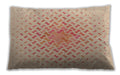 Patterned Rectangular Navajo White Gold Lumbar Throw Pillow, 13 inch by 19 inch, lbpat1537org