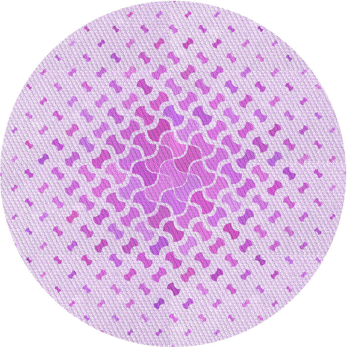Square Patterned Purple Rug, pat1537pur