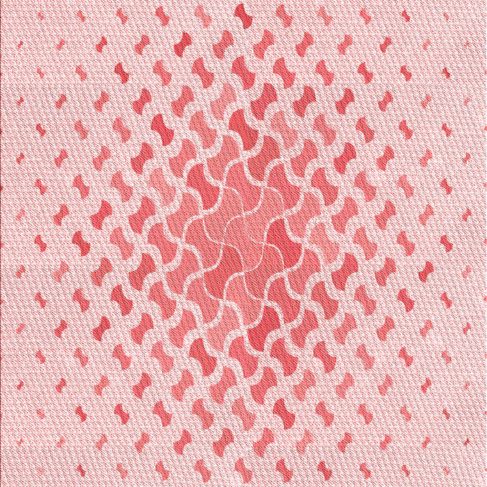 Machine Washable Transitional Pastel Red Pink Rug, wshpat1537rd