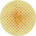Square Patterned Sun Yellow Rug, pat1537yw